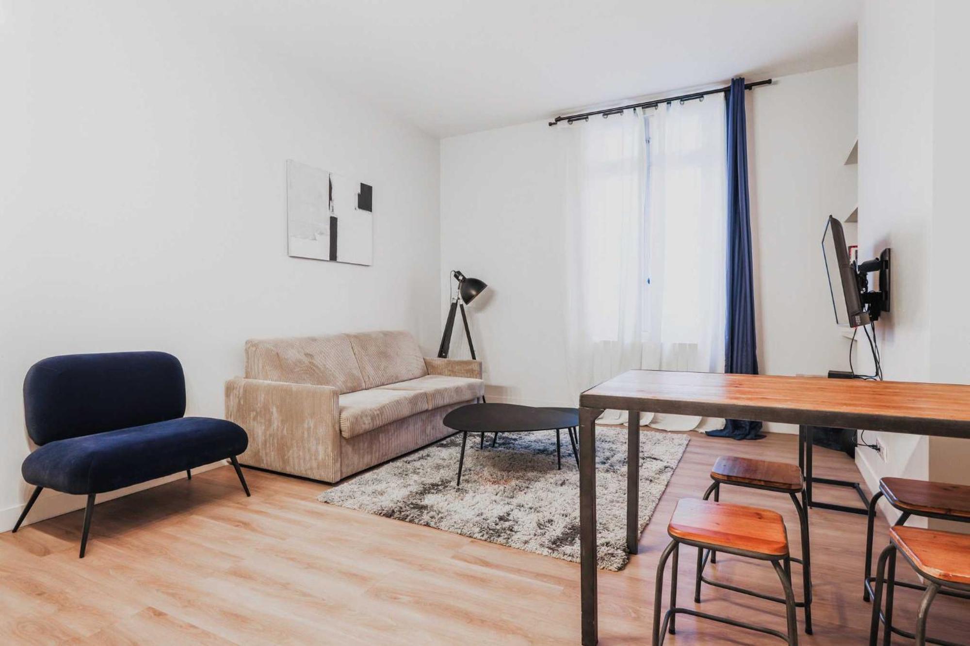 Modern Apartment 1Br- 4P Le Marais Quarter Paris Exteriör bild