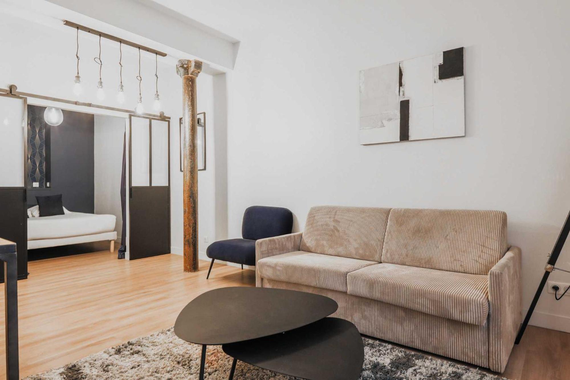 Modern Apartment 1Br- 4P Le Marais Quarter Paris Exteriör bild
