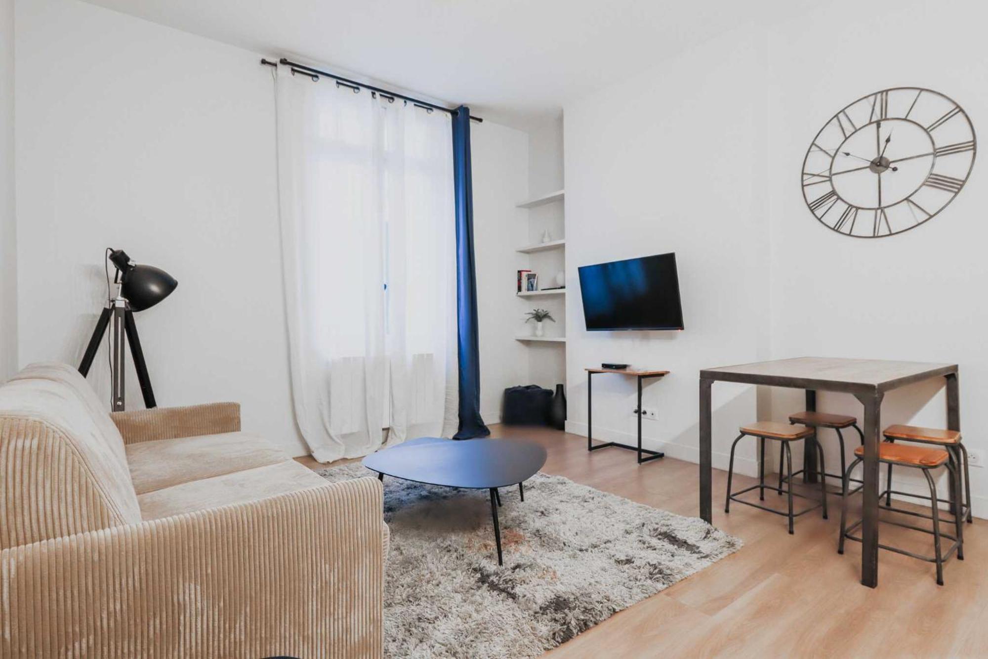 Modern Apartment 1Br- 4P Le Marais Quarter Paris Exteriör bild