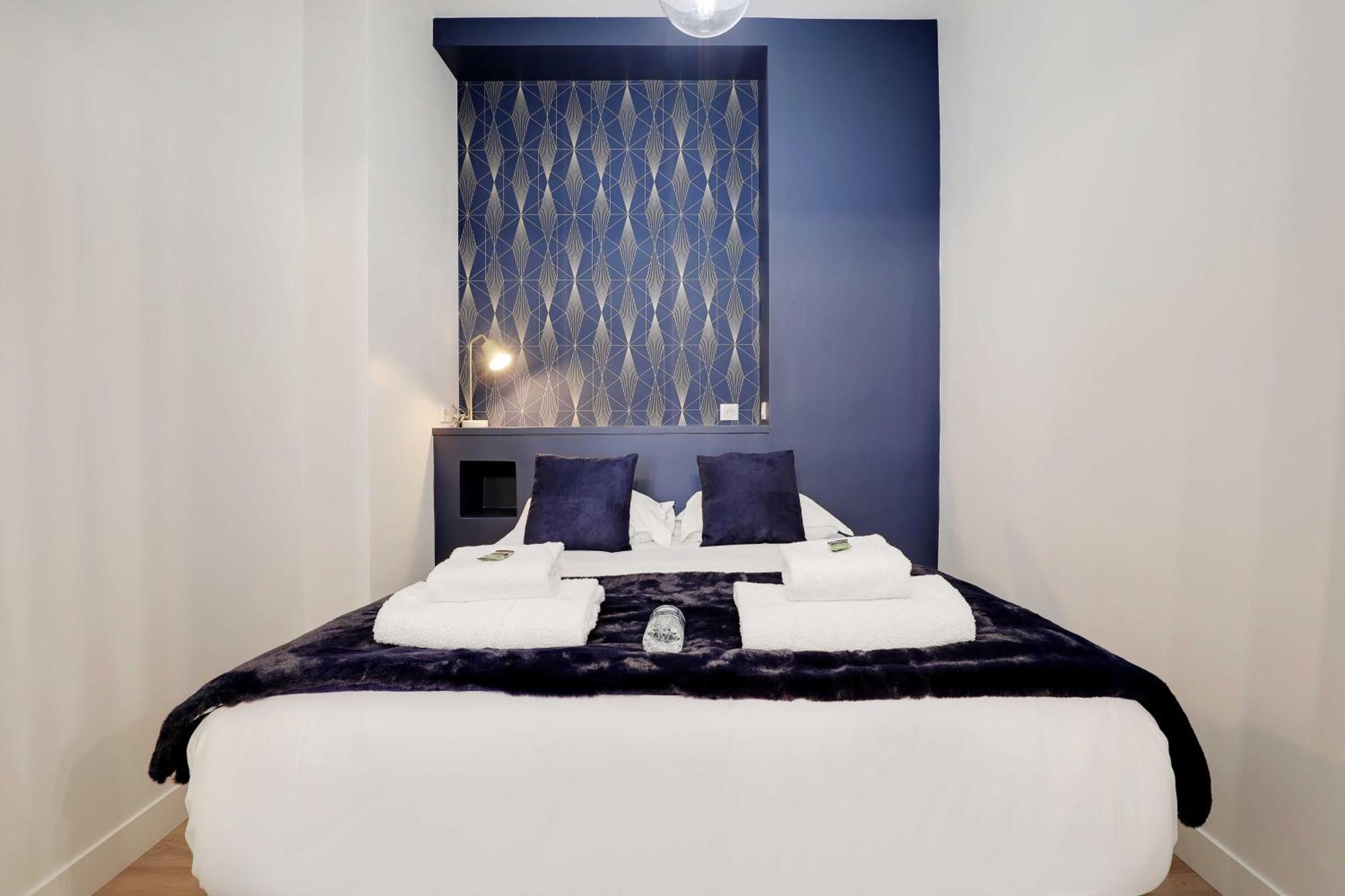 Modern Apartment 1Br- 4P Le Marais Quarter Paris Exteriör bild