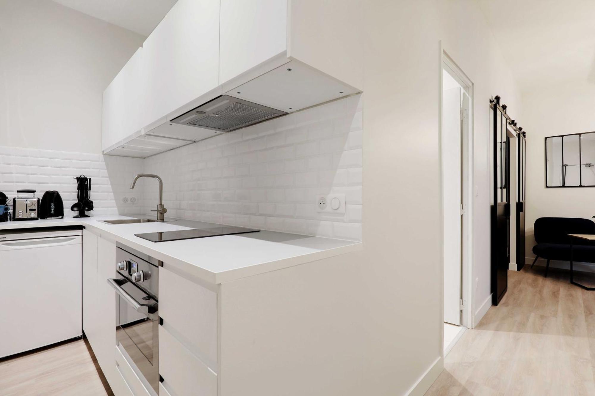 Modern Apartment 1Br- 4P Le Marais Quarter Paris Exteriör bild